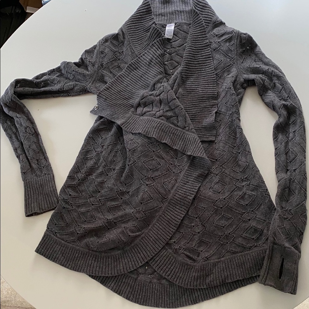 Wrap sweater